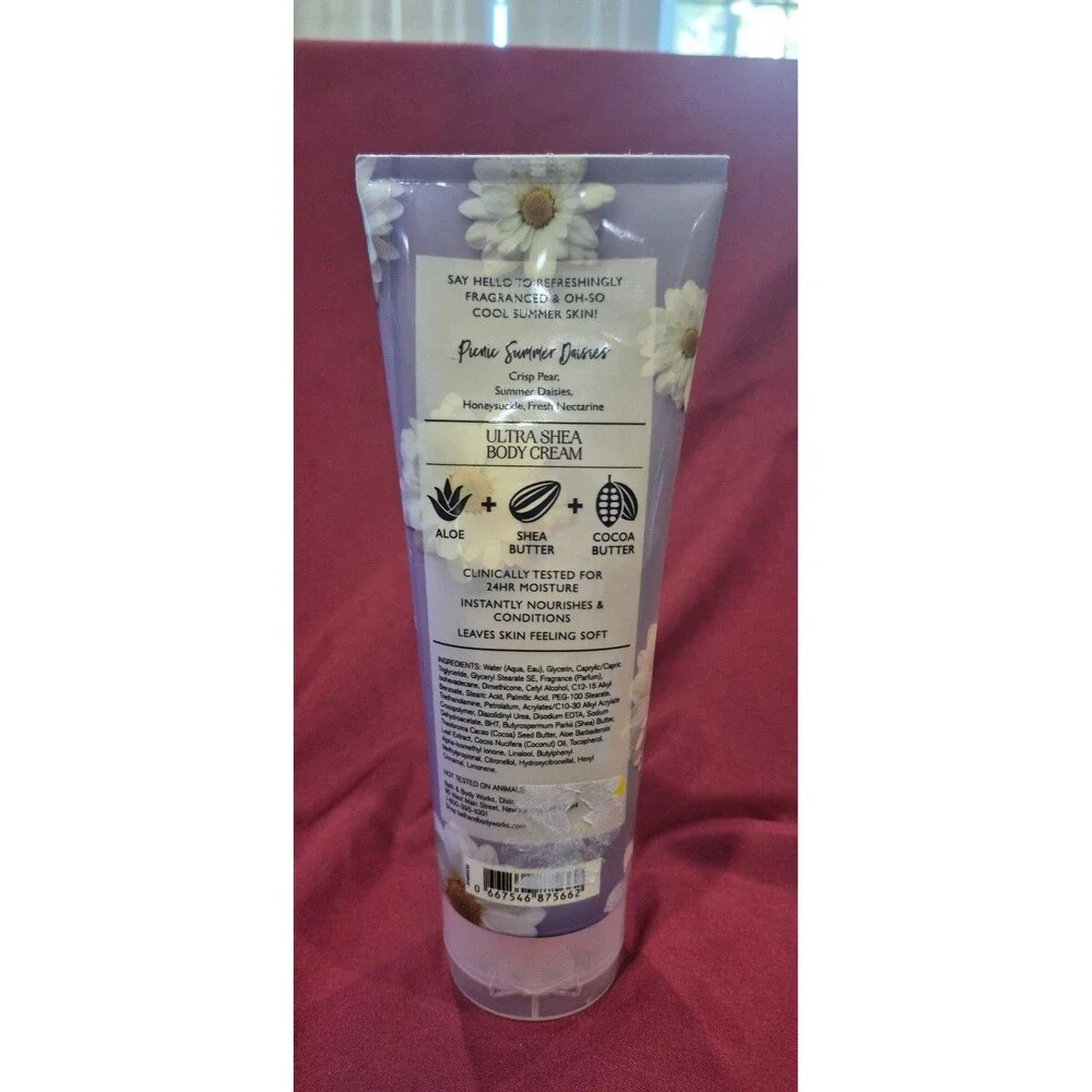 Bath & Body Works Picnic Summer Daisies Ultra Shea Body Cream 24 hrs Moisture